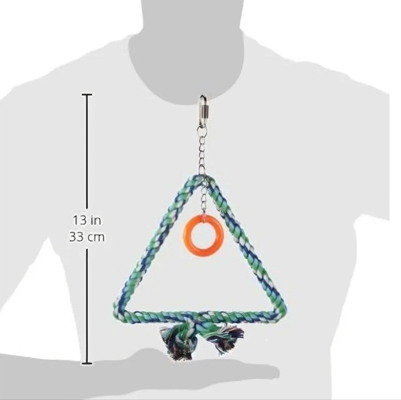 PET BIRD SWING MULTICOLOR - Picture 3 of 4